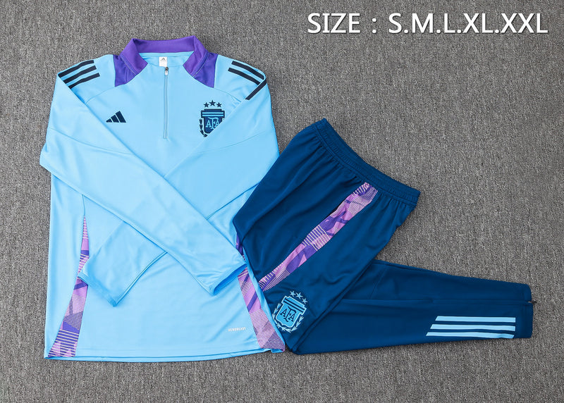 Conjunto de Manga Larga y Pantalón Argentina 24/25