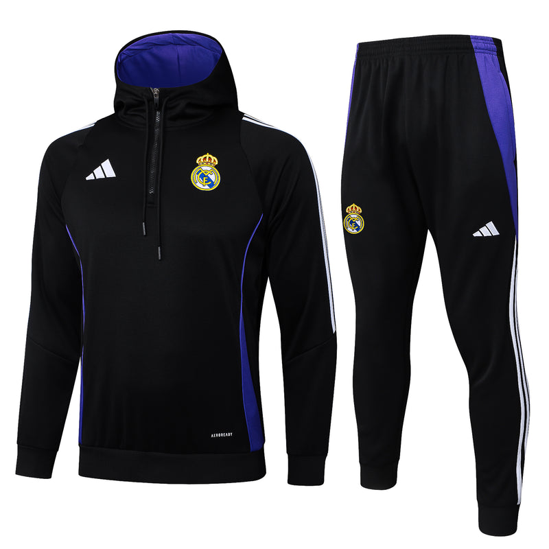 Conjunto de Sudadera con Capucha y Pantalón Real Madrid 24/25