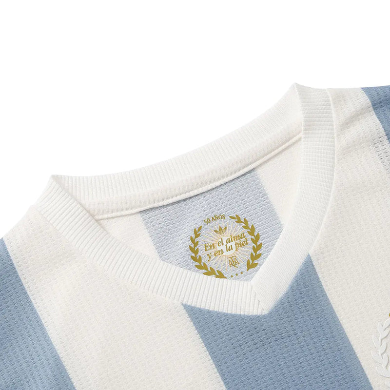 Kit infantil selección argentina 50º aniversario AFA - kit aficionado