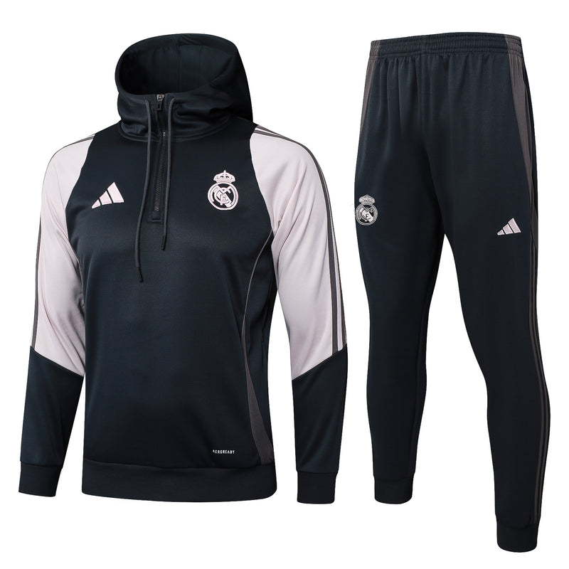 Conjunto de Sudadera con Capucha y Pantalón Real Madrid 24/25