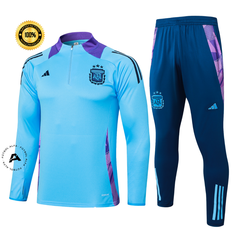 Conjunto de Manga Larga y Pantalón Argentina 24/25