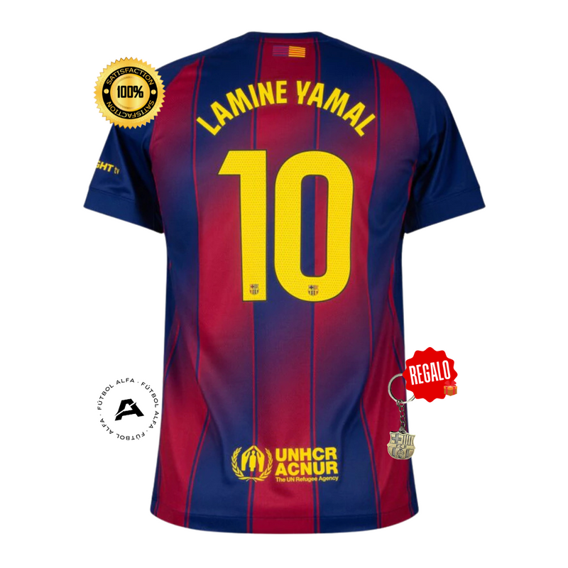 Camiseta Barcelona I 25/26 - Lamine Yamal 10 - Hombre - Versión Aficionado